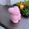 Rose bear candle