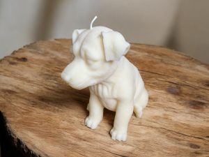 Handmade Jack Russell Puppy Candle – Eco-Friendly Soy Wax Gift