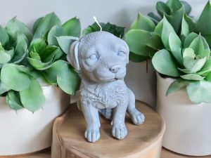 Handmade Labrador Puppy Candle – Eco-Friendly Soy Wax Gift for Dog Lovers
